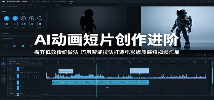 AI动画短片创作进阶：摒弃低效传统做法，巧用智能技法打造电影级质感短视频作品客创社区-专注互联网轻资产资源整合与分享客创社区-专注互联网轻资产资源整合与分享